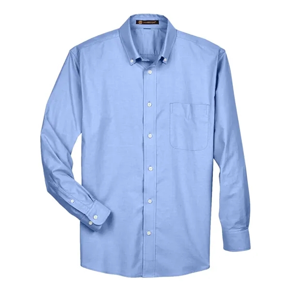 Harriton Long Sleeve Oxford Shirt... from ASI 84358 S&S Activewear