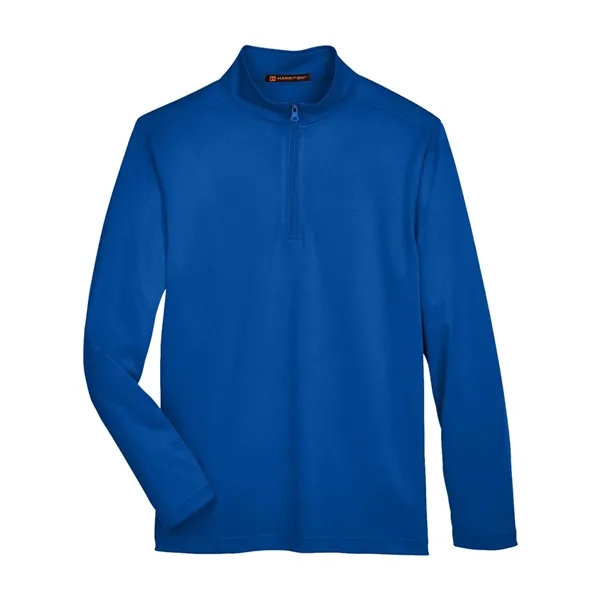 Harriton Advantage Snag Protection Plus Quarter-Zip... from ASI 84358 S&S Activewear