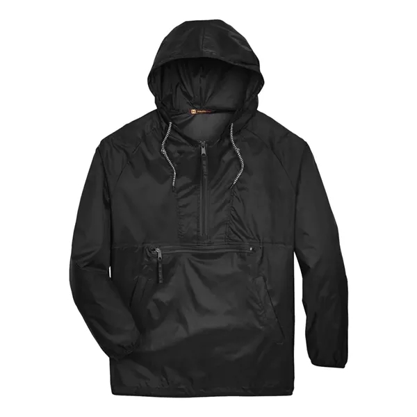 Harriton Packable Hooded Nylon Jacket... from ASI 84358 S&S Activewear