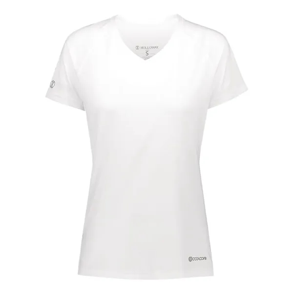 Holloway Women's Electrify CoolCore® V-Neck T-Shirt... from ASI 84358 S&S Activewear