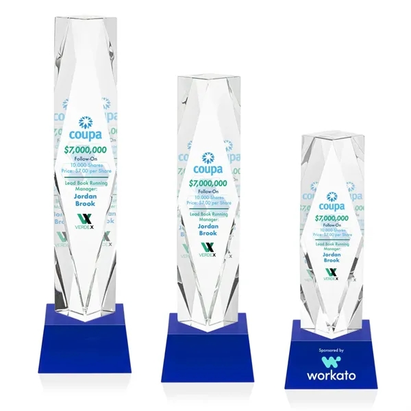 Toscana VividPrint™ Award on Base - Blue... from ASI 84592 St Regis Group / St Regis