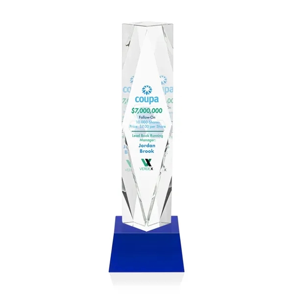 Toscana VividPrint™ Award on Base - Blue... from ASI 84592 St Regis Group / St Regis