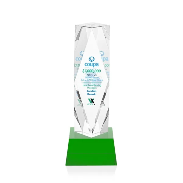Toscana VividPrint™ Award on Base - Green... from ASI 84592 St Regis Group / St Regis