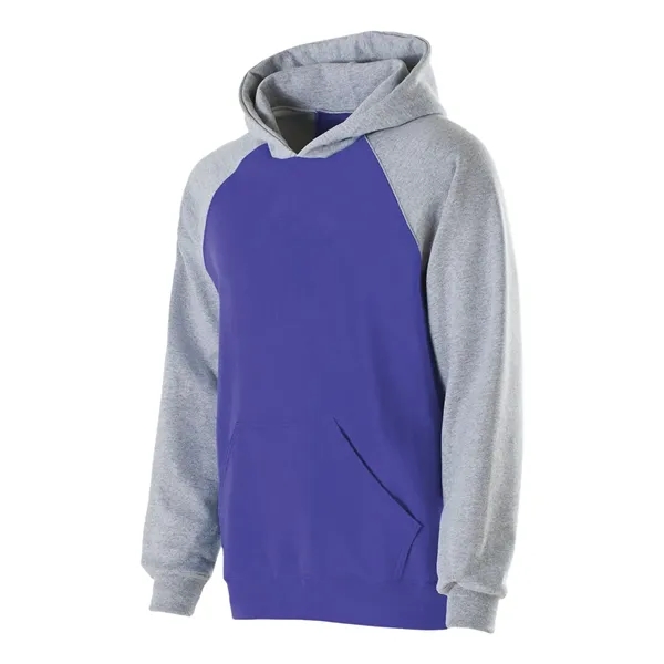 Holloway Youth Cotton/Poly Fleece Banner Hooded Sweatshirt... from ASI 84358 S&S Activewear