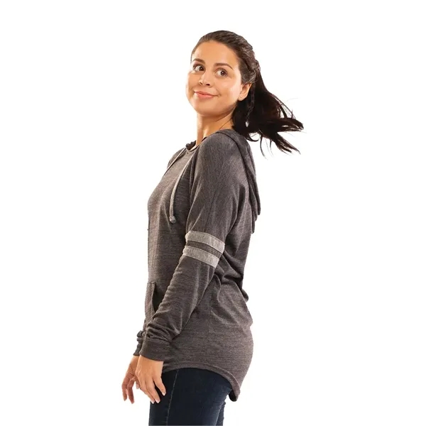 Holloway Women's Triblend Hooded Long Sleeve T-Shirt... from ASI 84358 S&S Activewear