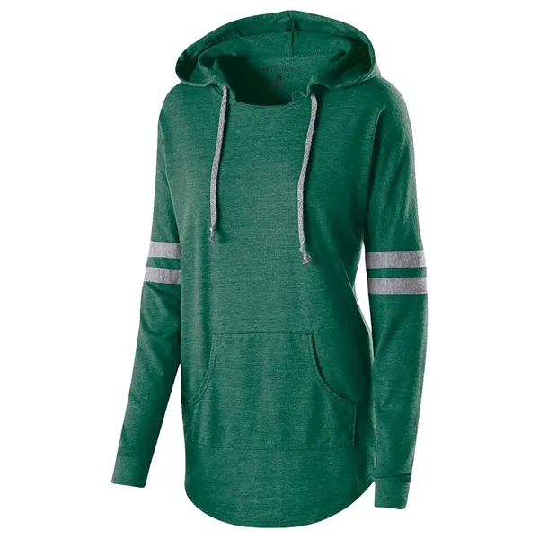 Holloway Women's Triblend Hooded Long Sleeve T-Shirt... from ASI 84358 S&S Activewear
