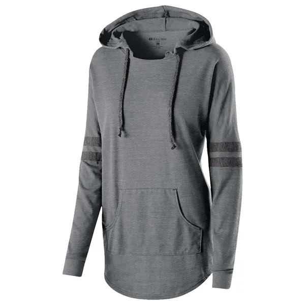 Holloway Women's Triblend Hooded Long Sleeve T-Shirt... from ASI 84358 S&S Activewear