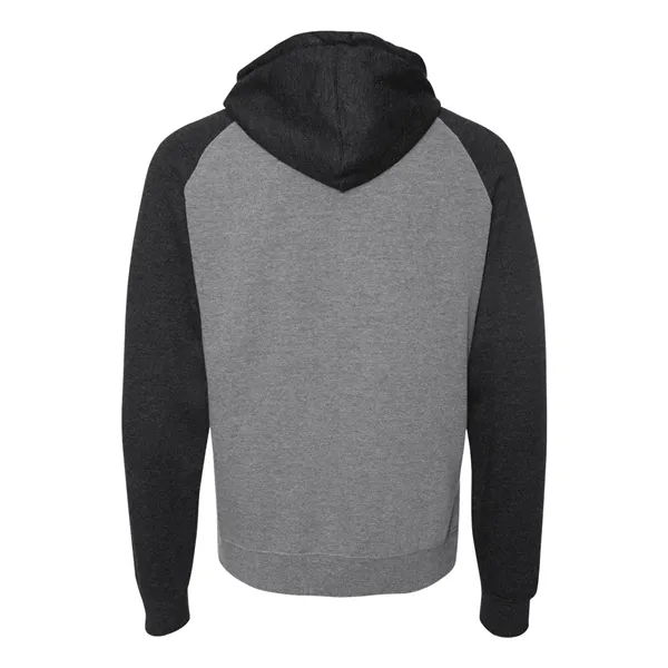 Raglan hooded pullover. Contrasting hood and sleeves. Blank product.... from ASI 84358 S&S Activewear