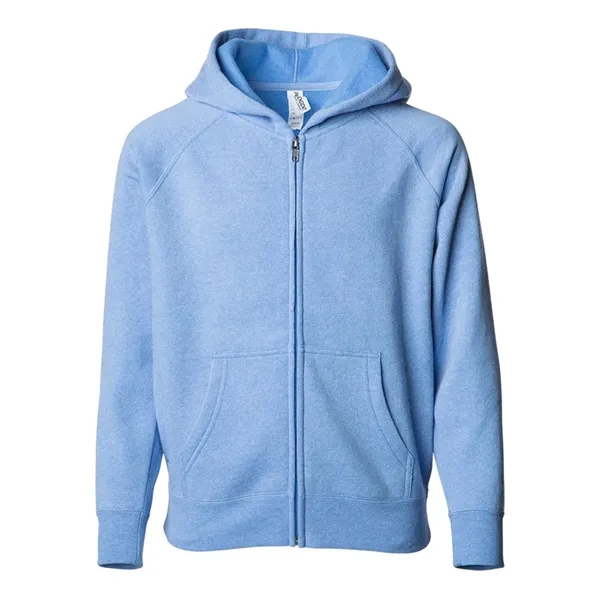 Youth Lightweight Special Blend Raglan Zip Hood... from ASI 84358 S&S Activewear