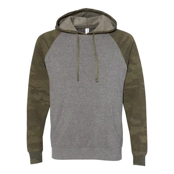 Independent Trading Co. Unisex Special Blend Raglan Hooded Pullover Sweatshirt, blank.... from ASI 84358 S&S Activewear