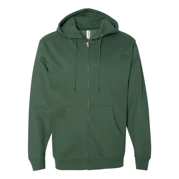 8.5 oz., 80% cotton / 20% polyester full-zip hood sweatshirt. Blank... from ASI 84358 S&S Activewear