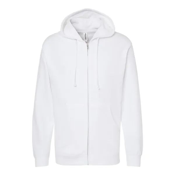 8.5 oz., 80% cotton / 20% polyester full-zip hood sweatshirt. Blank... from ASI 84358 S&S Activewear