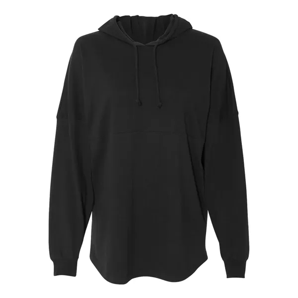 Long-sleeve t-shirt with jersey hood and matching draw cord.... from ASI 84358 S&S Activewear