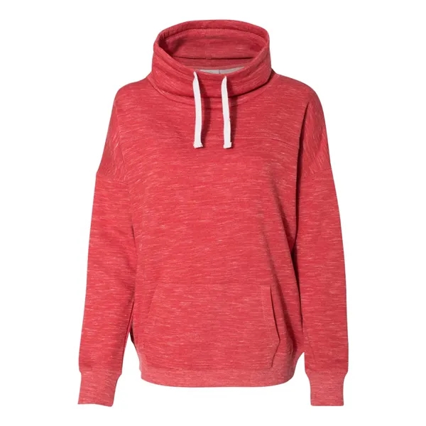 Women's Melange Fleece Cowlneck Pullover... from ASI 84358 S&S Activewear