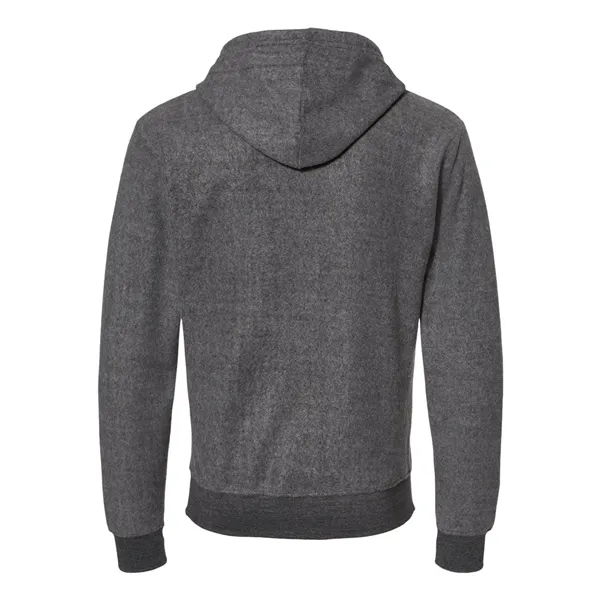 J. America Flip Side Fleece Hooded Pullover... from ASI 84358 S&S Activewear