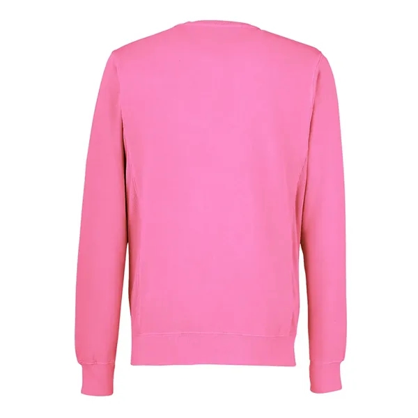 J. America Pigment-Dyed Fleece Crewneck Sweatshirt... from ASI 84358 S&S Activewear