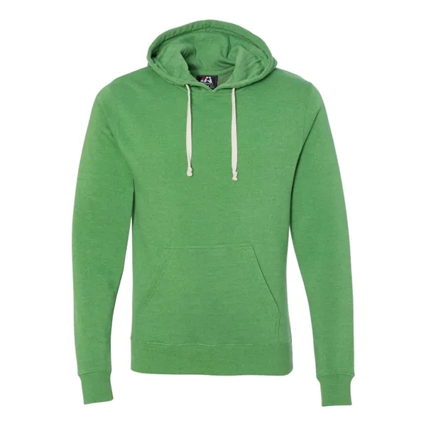 Triblend hooded pullover sweatshirt, coverstitched throughout, with a front pouch pocket... from ASI 84358 S&S Activewear