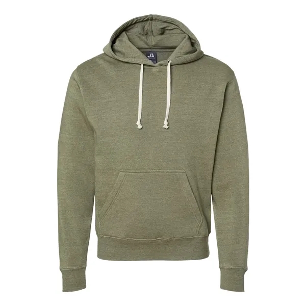 Triblend hooded pullover sweatshirt, coverstitched throughout, with a front pouch pocket... from ASI 84358 S&S Activewear