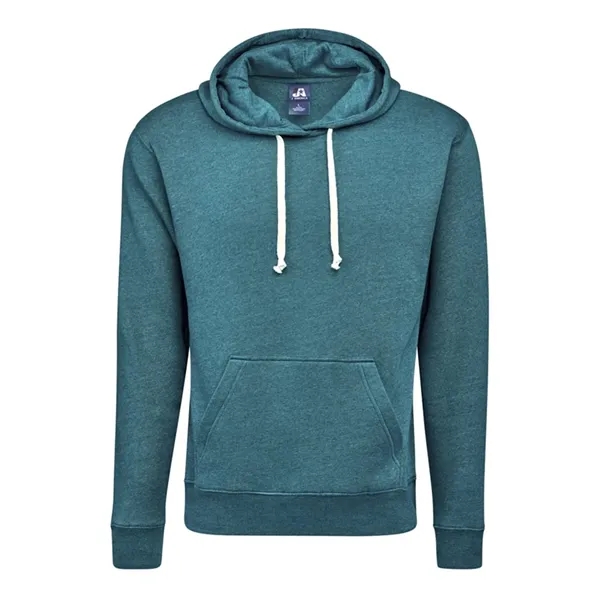 Triblend hooded pullover sweatshirt, coverstitched throughout, with a front pouch pocket... from ASI 84358 S&S Activewear