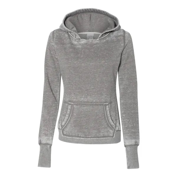 Pullover hooded sweatshirt with cut open neck detail and extra-long cuff... from ASI 84358 S&S Activewear