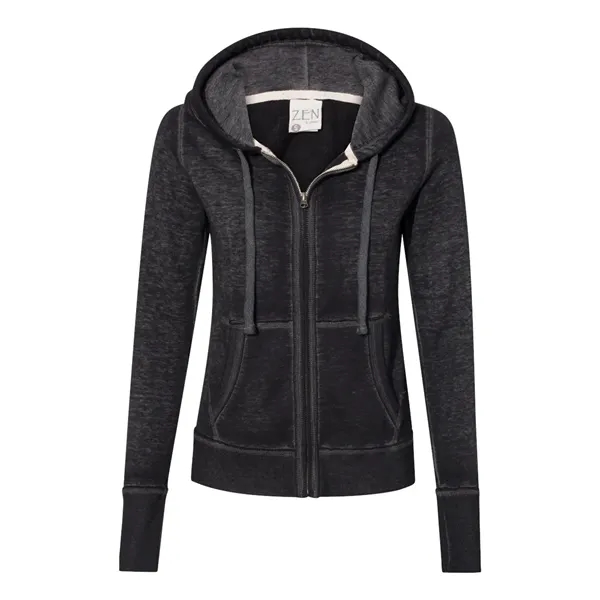 Women's full-zip hooded sweatshirt. Blank product.... from ASI 84358 S&S Activewear