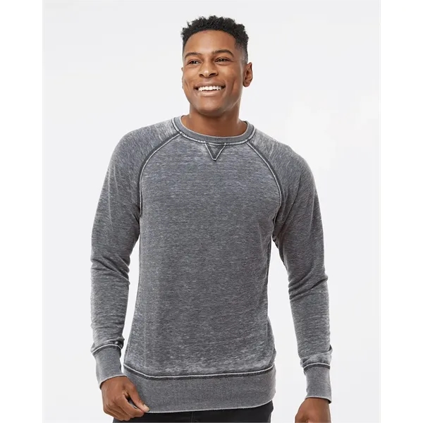 J America Vintage Zen Fleece Crewneck Sweatshirt... from ASI 84358 S&S Activewear