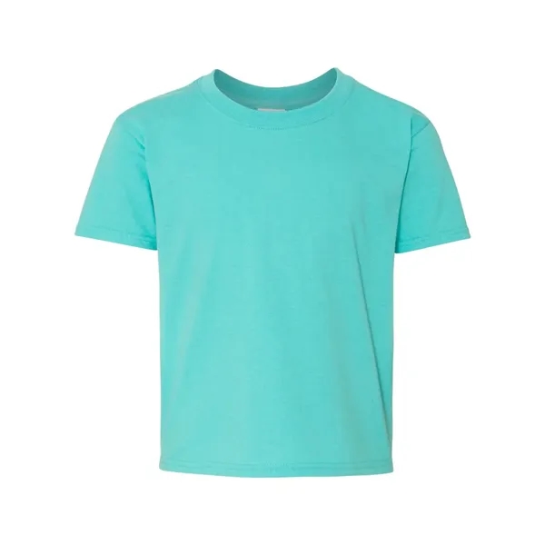 Youth 5.6 oz., 50% cotton / 50% polyester t-shirt. Blank product.... from ASI 84358 S&S Activewear