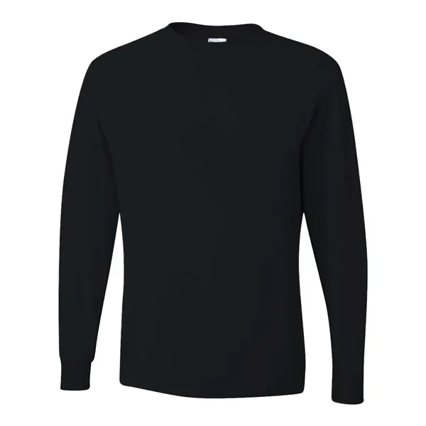 Adult long sleeve 5.6 oz. 50% cotton / 50% polyester t-shirt.... from ASI 84358 S&S Activewear
