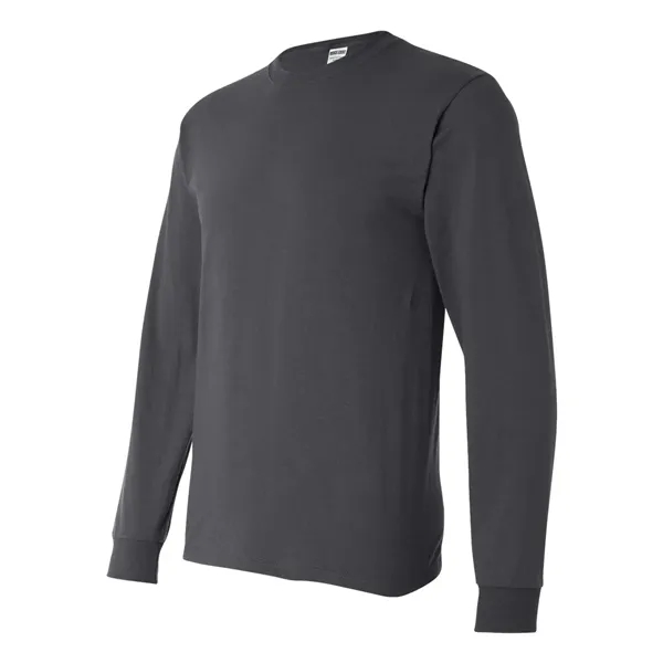 Adult long sleeve 5.6 oz. 50% cotton / 50% polyester t-shirt.... from ASI 84358 S&S Activewear