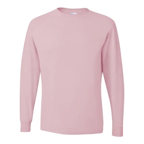 Adult long sleeve 5.6 oz. 50% cotton / 50% polyester t-shirt.... from ASI 84358 S&S Activewear