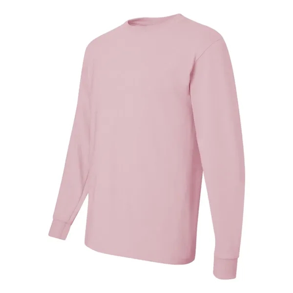 Adult long sleeve 5.6 oz. 50% cotton / 50% polyester t-shirt.... from ASI 84358 S&S Activewear