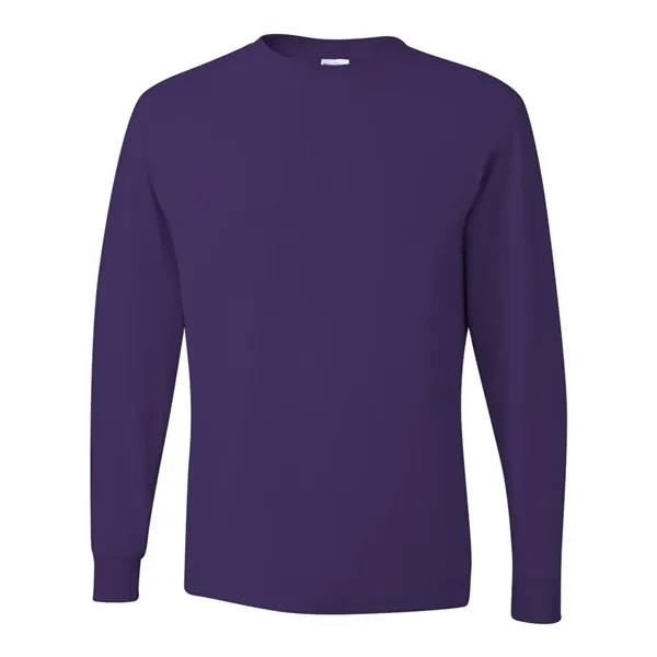 Adult long sleeve 5.6 oz. 50% cotton / 50% polyester t-shirt.... from ASI 84358 S&S Activewear