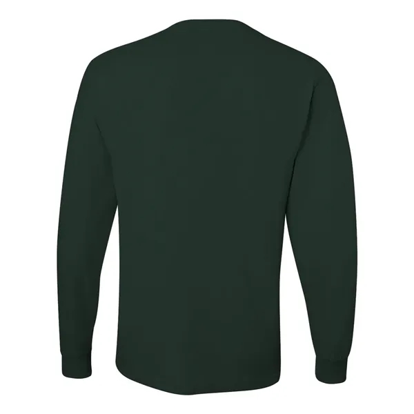 Adult long sleeve 5.6 oz. 50% cotton / 50% polyester t-shirt.... from ASI 84358 S&S Activewear