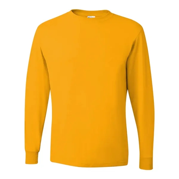 Adult long sleeve 5.6 oz. 50% cotton / 50% polyester t-shirt.... from ASI 84358 S&S Activewear