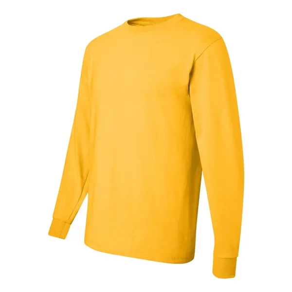 Adult long sleeve 5.6 oz. 50% cotton / 50% polyester t-shirt.... from ASI 84358 S&S Activewear