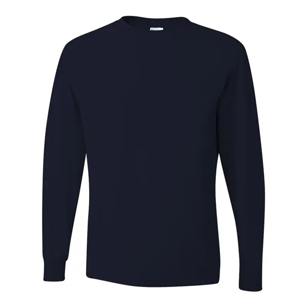 Adult long sleeve 5.6 oz. 50% cotton / 50% polyester t-shirt.... from ASI 84358 S&S Activewear