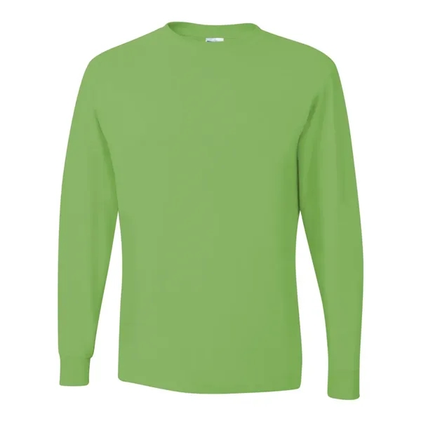 Adult long sleeve 5.6 oz. 50% cotton / 50% polyester t-shirt.... from ASI 84358 S&S Activewear