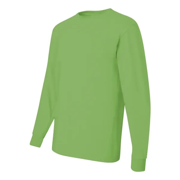 Adult long sleeve 5.6 oz. 50% cotton / 50% polyester t-shirt.... from ASI 84358 S&S Activewear