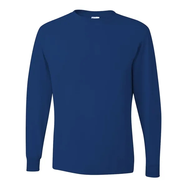 Adult long sleeve 5.6 oz. 50% cotton / 50% polyester t-shirt.... from ASI 84358 S&S Activewear