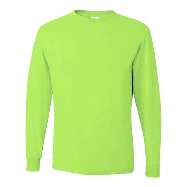 Adult long sleeve 5.6 oz. 50% cotton / 50% polyester t-shirt.... from ASI 84358 S&S Activewear