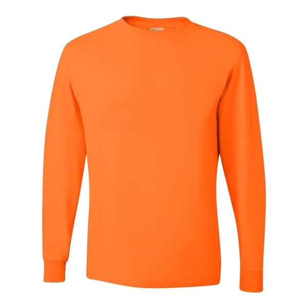 Adult long sleeve 5.6 oz. 50% cotton / 50% polyester t-shirt.... from ASI 84358 S&S Activewear