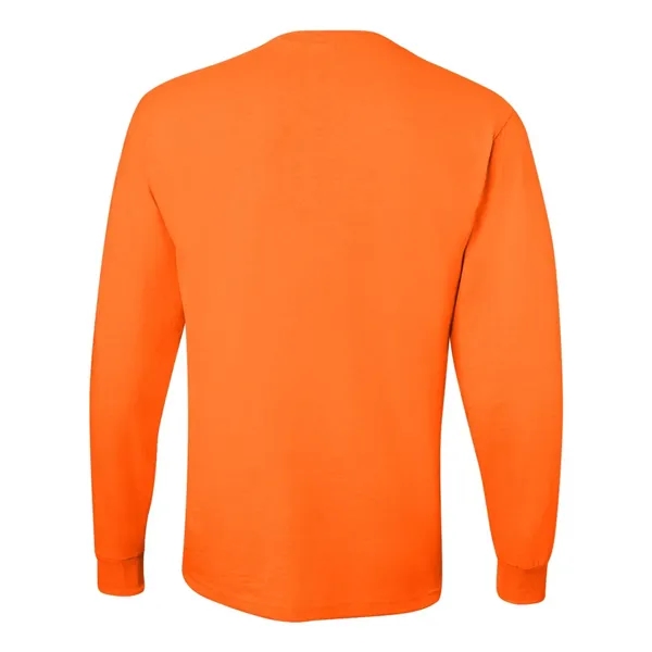 Adult long sleeve 5.6 oz. 50% cotton / 50% polyester t-shirt.... from ASI 84358 S&S Activewear