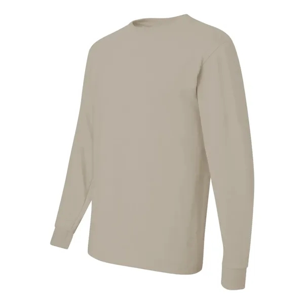 Adult long sleeve 5.6 oz. 50% cotton / 50% polyester t-shirt.... from ASI 84358 S&S Activewear