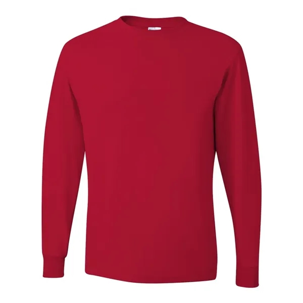 Adult long sleeve 5.6 oz. 50% cotton / 50% polyester t-shirt.... from ASI 84358 S&S Activewear