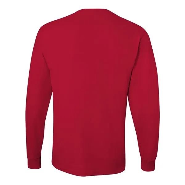 Adult long sleeve 5.6 oz. 50% cotton / 50% polyester t-shirt.... from ASI 84358 S&S Activewear