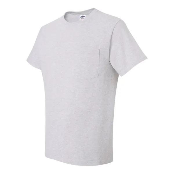 Adult heavyweight blend 5.6 oz., t-shirt with a left chest pocket.... from ASI 84358 S&S Activewear
