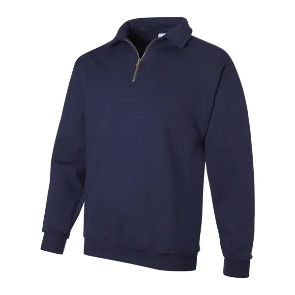 9.5 oz. 50% cotton/50% polyester 1/4 zip pullover sweatshirt. Blank product.... from ASI 84358 S&S Activewear