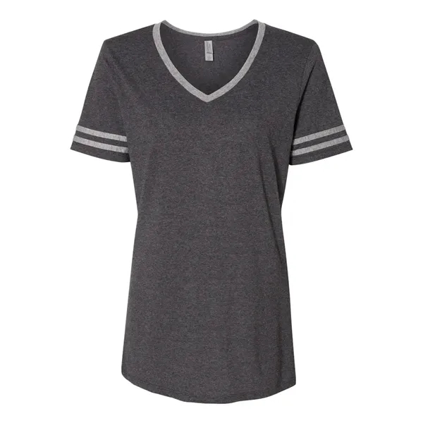 Triblend Women's V-Neck Varsity T-Shirt... from ASI 84358 S&S Activewear