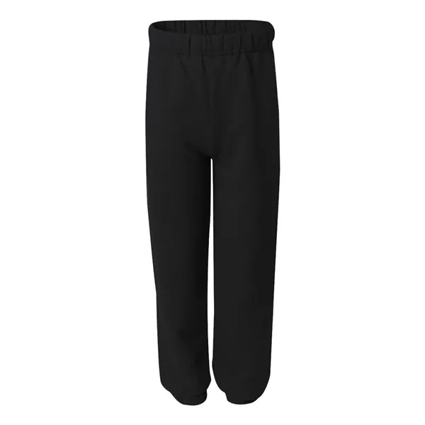 Youth, 8.0 oz. 50% cotton/50% polyester sweatpants. Blank product.... from ASI 84358 S&S Activewear