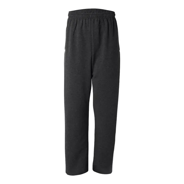 Pill resistant open bottom pocketed sweatpant. Blank product.... from ASI 84358 S&S Activewear